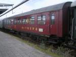 Rekospeisewagen WRge,im Sonderzug Berlin Schneweide-Rostock,am 17.Dezember 2011,abgestellt in Rostock.