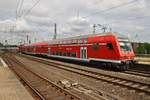 RB27 (RB12513)  Rhein-Erft-Bahn  von Rommerskirchen nach Koblenz Hauptbahnhof erreicht am 4.7.2017 Köln Messe/Deutz.