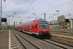 DB Regio Doppelstocksteuerwagen am 13.04.19 in Frankfurt am Main Süd Bhf als RE50
