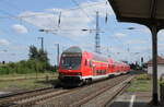 D-DB 50 80 80-35 369-3 DABpbzfa 762.0 als RE 4886  Saale-Express  von Jena-Gschwitz nach Halle (S) Hbf, am 03.07.2023 in Grokorbetha.