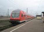 Hier ein RE50 von Leipzig Hbf. nach Dresden Hbf., bei der Ausfahrt am 28.10.2009 aus Leipzig Hbf.