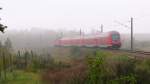 Ein weitere neue Fotostelle entdeckten Hannes und ich im groen Ohr in der Genshagener Heide am 11.10. Hier durchfhrt ein umgeleiteter RE 2 das Ohr in Richtung Berliner Hbf. Es schiebt 114 026-8. Gru an den Tf!