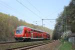 Ein DBbzf fhrt am 20.04.'11 die RB nach Zwickau an, als sie um 11.28 Uhr in den Hp.