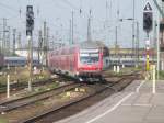 Hier ein RE50 von Dresden Hbf. nach Leipzig Hbf., bei der Einfahrt am 22.4.2011 in Leipzig Hbf.