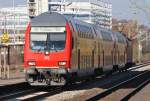 RB nach Koblenz mit Steuerwagen in Front im Bf Bonn-Oberkassel - 25.11.2011