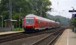 Ein RE4 von Aachen-Hbf-Lindern  und am Zugende ist die 111 101-2 DB  kommt aus Richtung Aachen-West,Laurensberg,Richterich, und fährt durch Kohlscheid und fährt in Richtung Herzogenrath.