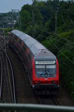 Vertan? Keine Ahnung warum auf dem nach Aachen fahrenden Steuerwagen RE9 steht und nicht RE4, vielleicht war dem Personal ja nach  Scherzen  zumute....oder nur falsch eingestellt der Zugzielanzeiger.