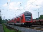 RE 7 nach Krefeld Hbf bei der Einfahrt Solingen Hbf 30.7