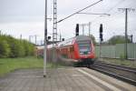 Dosto Steuerwagen, mit RE nach Bielefeld, fhrt am 07.05.2010 in Lehrte ein.