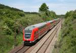 RE 4259 (Nrnberg Hbf–Regensburg–Mnchen Hbf) am 20.05.2014 zwischen Parsberg und Mausheim