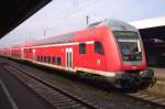 Der RE1 nach seiner Ankunft aus Aachen in Hamm(Westf) am 05.04.2007
