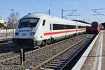 ICE1193 von Berlin Ostbahnhof nach Frankfurt(Main) Hauptbahnhof durchfährt am 18.3.2018 Berlin Charlottenburg in Richtung Westen. Schublok war 101 130-3.
