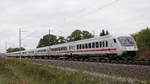 IC 2375 Hamburg - Karlsruhe geschoben von 101 050 kurz vor Winsen (Luhe); 19.10.2020  