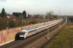 IC 2803 (Hamburg-Basel) verkehrte am 22.11.2012 als Ersatz fr den ICE 71.