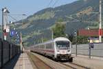 1016 011-7 mit IC 1280 Zell am See-Mnchen Hauptbahnhof (D) auf Bahnhof Brixen im Thale am 27-7-2013.