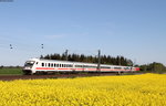 IC 2442 (Dresden Hbf-Kln Hbf) mit Schublok 101 142-8 bei Woltorf 6.5.16