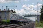 Eine ex MET-Garnitur als ICE 1196 von Leipzig Hbf nach Hamburg-Altona in Vietznitz.