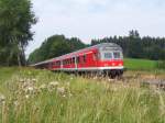 RE 32675 am 28.8.2008 zwischen Trkheim und Buchloe.