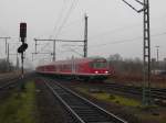 RB 21320 aus Hamburg Hbf bei der Einfahrt in Bad Oldesloe am 6.12.08.