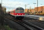 RB 48 mit Steuerwagen in Front nach Bonn-Mehlem bei der Einfahrt in den Bf Sechtem - 15.12.2012