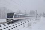 Ein Wittenberger Steuerwagen bei Wernau am 26.01.2021.