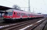 Hier zu sehen der RE10 (RE 26181) mit einem Wittenberger Steuerwagen auf seiner Fahrt nach Leipzig Hbf. Cottbus den 02.02.2009