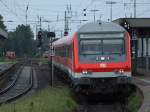 Am 08.08.2008 verkehrte der Regionalexpress von Ludwigshafen Hbf nach Karlsruhe mit einen n-Wagenpark und einer Lok der Baureihe 110
