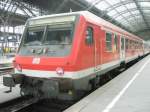 Messeshuttle in Leipzig Hbf. am 17.4.2009.