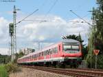 143 827-4 mit dem RE 22040 (Tbingen Hbf-Stuttgart Hbf) bei Oberboihingen 25.7.09