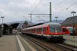 Wegen Bauarbeiten in Groheringen kamen am 27.3.2010 auch mal wieder y-Wagen ( Halberstdter ) nach Saalfeld.