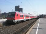 Hier RE14619 von Hannover Hbf. nach Wolfsburg Hbf., bei der Einfahrt am 7.4.2010 in Hannover Hbf.