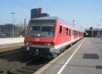 Hier RE14230 von Hannover Hbf. nach Minden(Westf.), bei der Ausfahrt am 7.4.2010 aus Hannover Hbf.