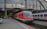 Hier ein RE10 von Leipzig Hbf. nach Cottbus, bei der Ausfahrt am 3.10.2011 aus Leipzig Hbf.