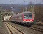 Seit Fahrplanwechsel 2011 haben nun 111er mit n-Wagen Garnituren fast den gesamten Regionalbahnverkehr auf der Frankenwaldbahn bernommen.