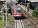 DB Regio Steuerwagen Bauart Witenberge am 27.09.14 in Heidelberg Hbf vom eine Brücke aus Fotografiert