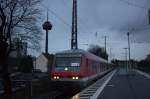 Very british unterwegs!  Ein ehemaliger Stuttgarter Wittenberger Kopf verlässt am 04.01.16 den Bahnhof von Köln West mit Ziel Bonn Mehlem.