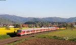 RB 17044 (Basel Bad Bf-Offenburg) mit Schublok 111 050-1 bei Kollmarsreute 19.4.16