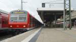 Am 5.1.12 stand ein x-Steuerwagen im Nürnberger Hauptbahnhof zur Fahrt nach Altdorf bereit.