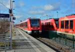 622 013 Aus- und  620 010 Einfahrt Bf Odendorf - 23.02.2015