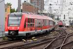 622 505 fährt als RB24 nach Köln Messe/Deutz in den Kölner Hbf.