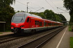 RB 42 nach Essen in Bösensell bei der Einfahrt am 11.8.2016
