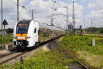 462 030 (und 024) von NX als RRX-Vorlauf RE 5 Wesel - Koblenz in Oberhausen am 18.6.19.