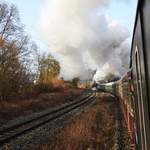 ZWISCHEN HAIGER UND WÜRGENDORF/HELLERTALBAHN-DAMPF MIT 50 3501  Endlich wieder mal Dampf auf der Strecke der HELLERTALBAHN...Dank den  Eisenbahnfreunden TREYSA,deren Güterzug-Dampflok 50