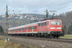 27.01.2018 Streckenabschnitt Uhingen 111 165-7