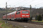 30.03.2018 Streckenabschnitt Uhingen 111 139-2