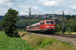 19.06.2018 Streckenabschnitt Uhingen 111 049-3