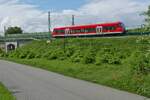 RB 92 / 17828, Lindau-Insel - Aulendorf, fährt am 07.06.2021 an Bodolz vorbei