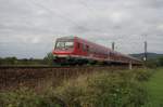 Am 9.9.2007 ist eine Regionalbahn richtung Mannheim-Friedrichfeld unterwegs.Ich wei leider nicht mehr ob das Ziel Mannheim oder Heidelberg war.
