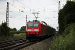 Nachschuss von 146 114-4  Baden Württemberg erfahren  am 12.07.2014 als sie mit einem RE (Schliengen - Offenburg) am Abzweig Leutersberg gen Freiburg Hbf vorbeifuhr.