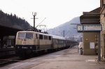 111 038 mit RB 19688 nach Herrenberg bei der Einfahrt in den Bf.